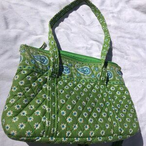 Vera Bradley Apple Green 3 Piece Matching Purse, Wallet, & Coin Purse